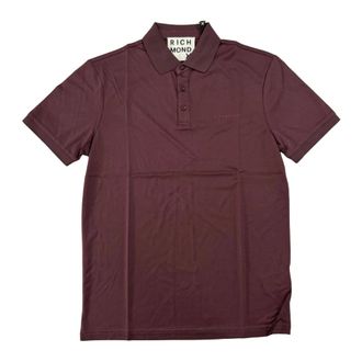 John Richmond Tops, Heren, Rood, XS, Polo Segim