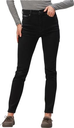 Calvin Klein Jeans, Dames, Zwart, W31 L32, Katoen, Dames Jeans High Rise Skinny D740g