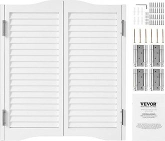 OEM Puertas Batientes Para Cafeter&iacute;a, Puertas Con Arco Superior De Doble Acci&oacute;n De Madera De Pino 805 X 28 X 900 Mm Con Bisagras Y Herrajes Para Pasillo, 