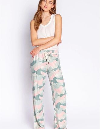 PJ Salvage Womens Salvage Pant - Green - Size: 10