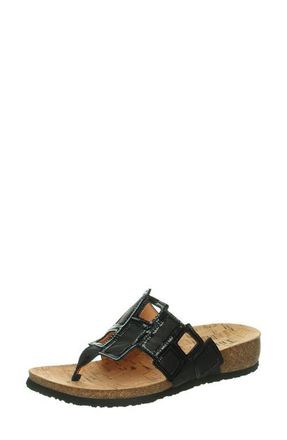 Think Julie Sandal in Black/Kombi at Nordstrom, Size 11-11.5Us