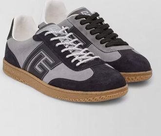 Balmain leather low-top sneakers