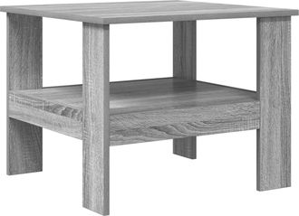 vidaXL Mesa De Caf&eacute; Gris Sonoma 57 X 55 X 45 Cm Madera De Ingenier&iacute;a Vidaxl