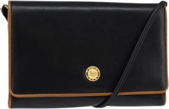 Celine Pre-owned Leren Crossbodytas - Dames - Vintage Schoudertas - Zwart - ONE Size - Leer - Vintage