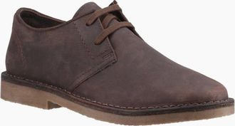 Hush Puppies Mens Scout Leather Mens Lace Up Shoes - Brown - Size: 10