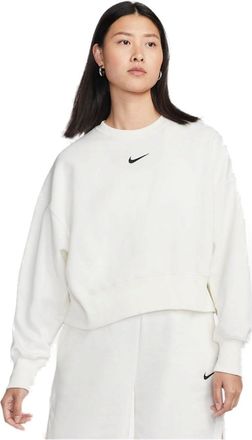 Nike (WMNS) Nike Sportswear Phoenix Fleece Crewneck Sweatshirt White DQ5762-133