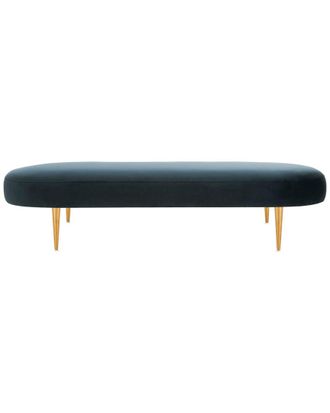 Safavieh Couture Corinne Velvet Oval Bench