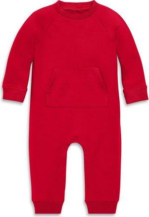 primary Baby Sweatshirt Romper in Cherry at Nordstrom, Size 18-24M
