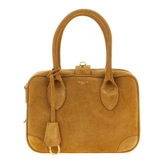 Golden Goose Handbags, female, Beige, Size: ONE SIZE Vita Suede Handbag