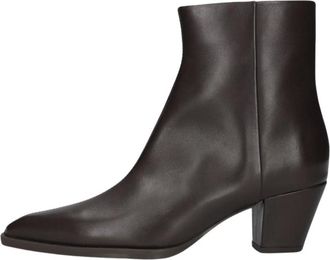 Unisa Lanza Enkellaars - Dames - Schoenen - Zwart - Maat: 39 EU Leer