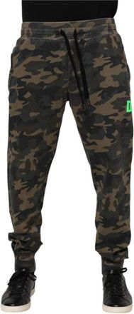 Dolce & Gabbana Camouflage Katoenen Joggingbroek - Heren - Sweatpants - Veelkleurig - XL - Katoen - Broeken