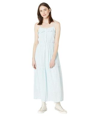 Lost + Wander Lost + Wander Blissful Blues Maxi Dress Womens Purewater Ruffle JDM898