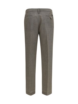 Prada Mens Tailored Wool Trousers Militare Fleece Ovis Aries