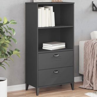 vidaXL Librer&iacute;a Viken Madera De Ingenier&iacute;a Gris Antracita 60x35x123 Cm Vidaxl