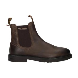 PME Legend Yoke Chelsea Boot - Heren - Schoenen - Bruin - Maat: 46 EU Leer