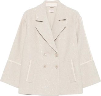 Liu Jo sequin-embellished blazer - Neutrals