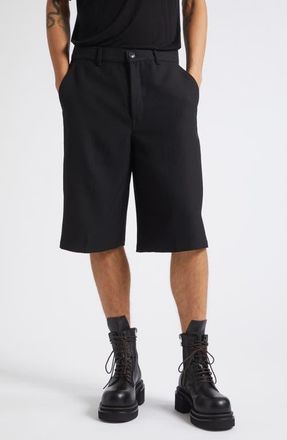 Rick Owens Work Shorts in Black at Nordstrom, Size 36