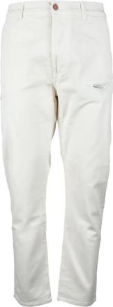 Daniele Alessandrini Grijze Katoen Elastaan Jeans - Heren - Regular Fit Jeans - Wit - W31 - Katoen - Jeans