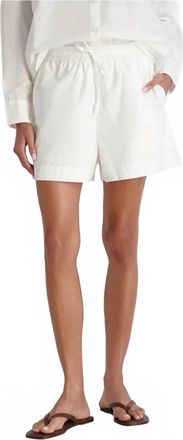 French Connection Rhodes Pull-On Shorts In White