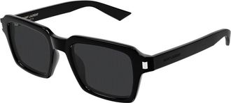 Saint Laurent SL 947 Zonnebril - Heren - Zonnebrillen - Zwart - 50 MM - Nylon - Accessoires