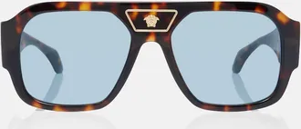 Versace Rectangular sunglasses