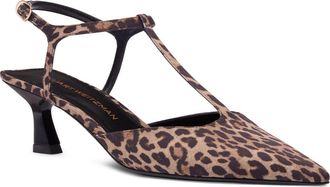 Stuart Weitzman Vne Patent Leather T-Strap Pump in Classic Lite at Nordstrom, Size 6.5