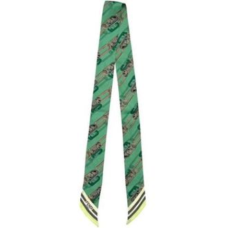 Fendi Pre-owned Scarves, female, Green, Size: ONE SIZE Pre-owned Scarf
