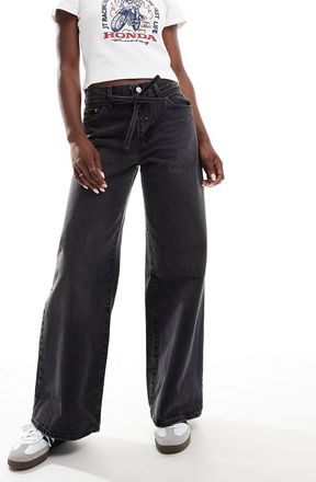 Levi's XL - Jeans ampi dritti nero slavato