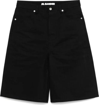Jil Sander Shorts denim - Nero