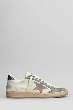 Golden Goose Sneakers Ball Star in pelle beige