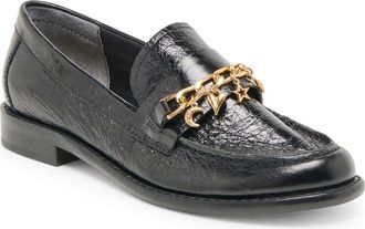 Dolce Vita Waylen Charm Loafer in Midnight Crinkle Pat at Nordstrom, Size 9.5