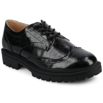 Journee Collection Women & apos;s Claudiya Medium and Wide Width Oxford
