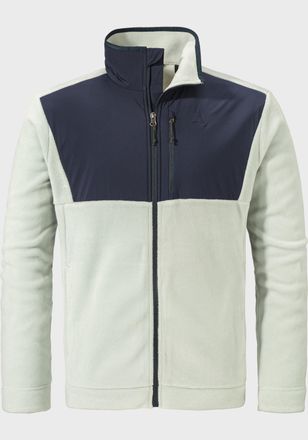 Sch&ouml;ffel Fleecejacke SCH&Ouml;FFEL Urban Fleece Jk Style Gregale MNS, Herren, Gr. 52, gr&uuml;n (7005, gr&uuml;n), Oberstoff: 100% Polyester, regular fit, hoch geschlossener 