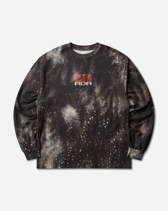 Roa Fuzzy Print Long Sleeve T-Shirt Fuzzy Brown