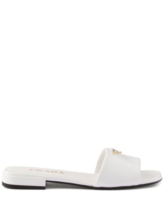 Prada Sandali slides - Bianco