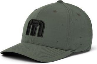 Travis Mathew Private Cabin Snapback Baseball Cap in Dark Olive at Nordstrom Rack