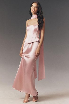 Mare Mare Mimi Satin Corset Dress