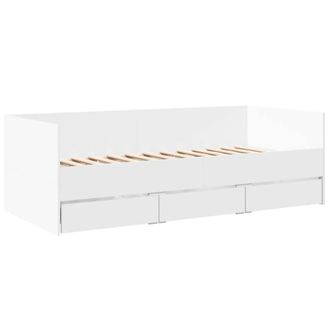 Berkfield Home Versatile Daybed with Drawers without Mattress White 100x200 cm