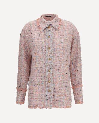 Balmain Tweed Shirt Female 40