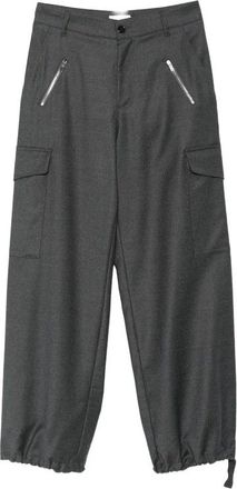Barena Wide Broeken - Dames - Broeken - Grijs - 2XS - Broeken
