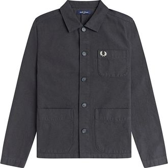Fred Perry Overshirt - Heren - Zomerjassen - Grijs - L - Jassen