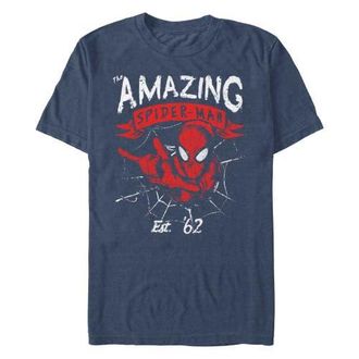 MARVEL Mens Marvel Spider-Man Est 62 Graphic T-Shirt in Navy Blue Heather at Nordstrom, Size Xxx-Large