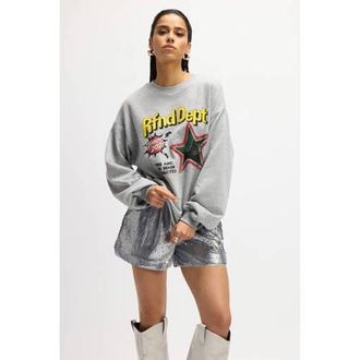 Refined Department sweater grijs