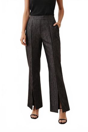 Insight Pleather Pull-On Pants In Rain Black