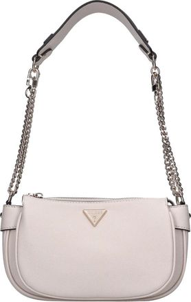 Guess Tassen, Dames, Beige, ONE Size, Leer, Fedora Schoudertas
