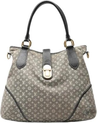 Louis Vuitton Pre-owned Handbags, female, Gray, Size: ONE SIZE Pre-owned Elegie Bag