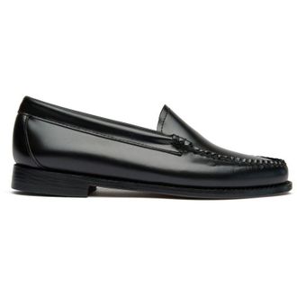 G.H. Bass & Co. Womens Weejun Whitney Venetian Shoes - Black Leather - Size UK 7