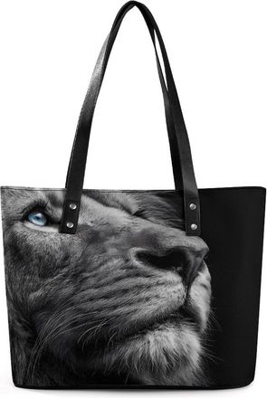 Generic Lion Wild Animal Tote Bags for Women Cute Shoulder Purses Handbags