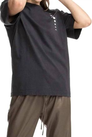 Chrldr Full Moon Tour Oversized T-Shirt In Old Black