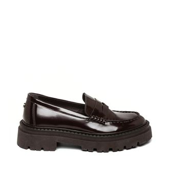 Steve Madden Katja Flat Shoe BROWN BOX